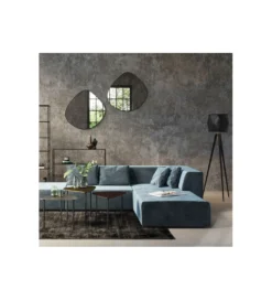 Lustro GOTEBORG 71 x 71 cm czarne