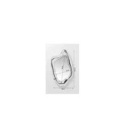 Lustro Hologram 117 cm x 68 cm srebrne