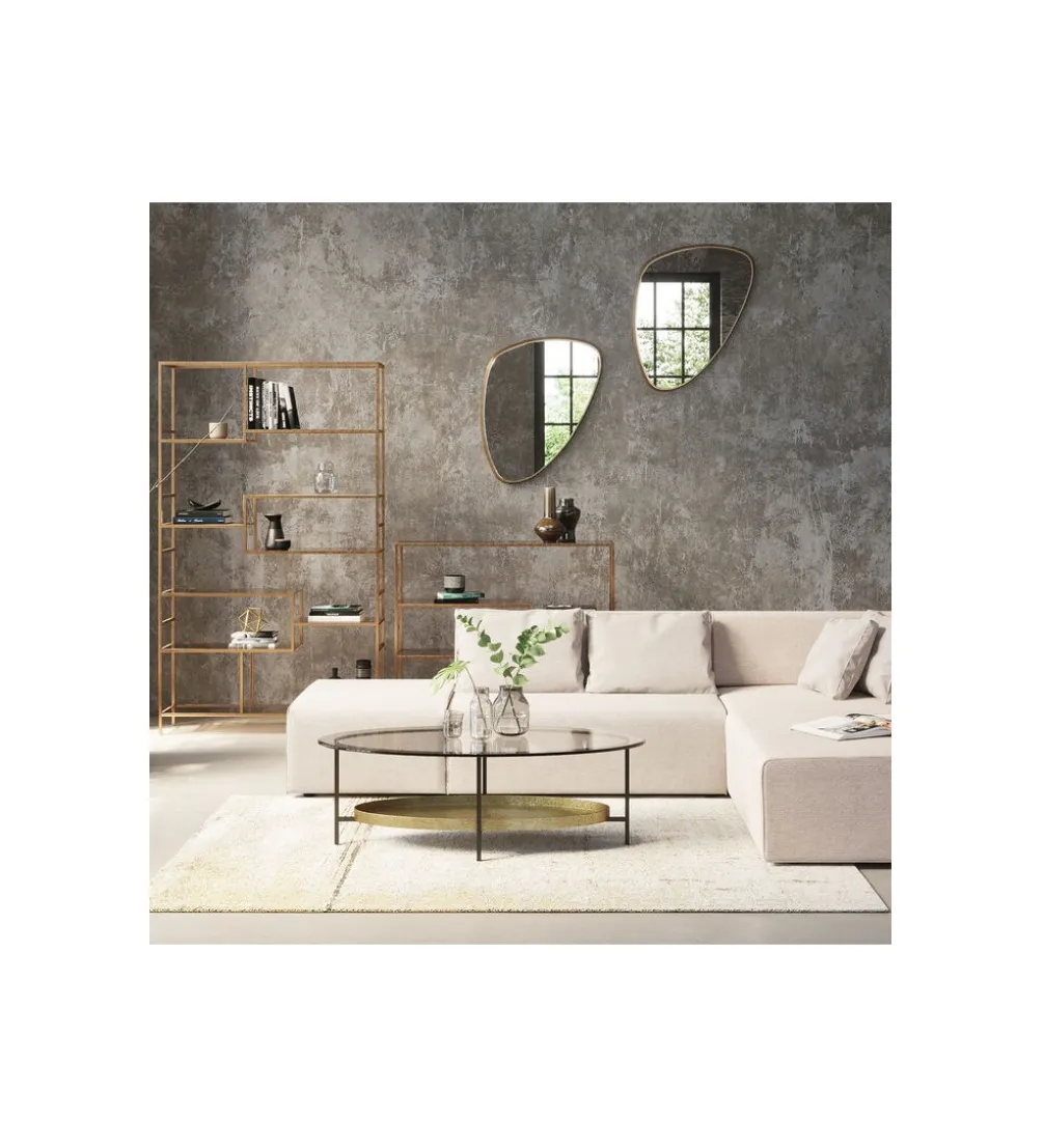 Lustro JETSET 56 x 83 cm złote