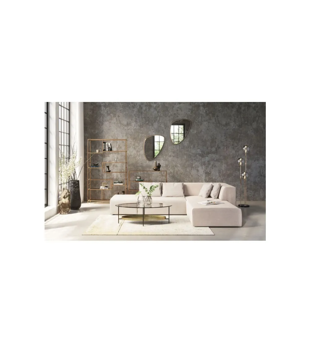 Lustro JETSET 56 x 83 cm złote