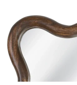 Lustro JOMANEO 180 cm drewno paulowni brązowe