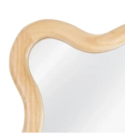 Lustro JOMANEO 180 cm drewno paulowni naturalne