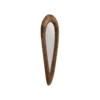 Lustro JORGE 91 x 45 cm drewno akacja naturalne