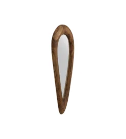 Lustro JORGE 91 x 45 cm drewno akacja naturalne
