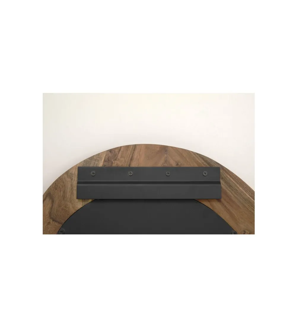 Lustro JORGE 91 x 45 cm drewno akacja naturalne