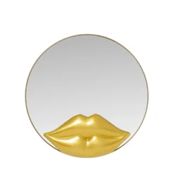 Lustro LIPS 100 cm złote