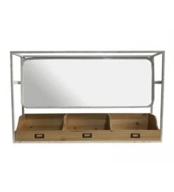 Lustro MACAO 100 cm drewno świerkowe