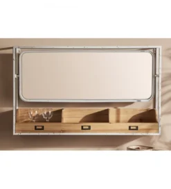 Lustro MACAO 100 cm drewno świerkowe