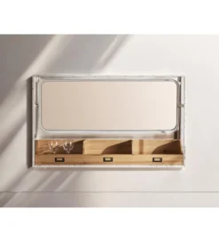 Lustro MACAO 100 cm drewno świerkowe