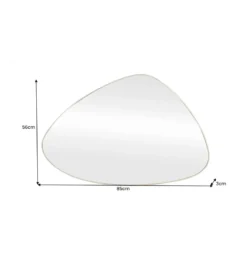 Lustro NOEMI 85 cm złote