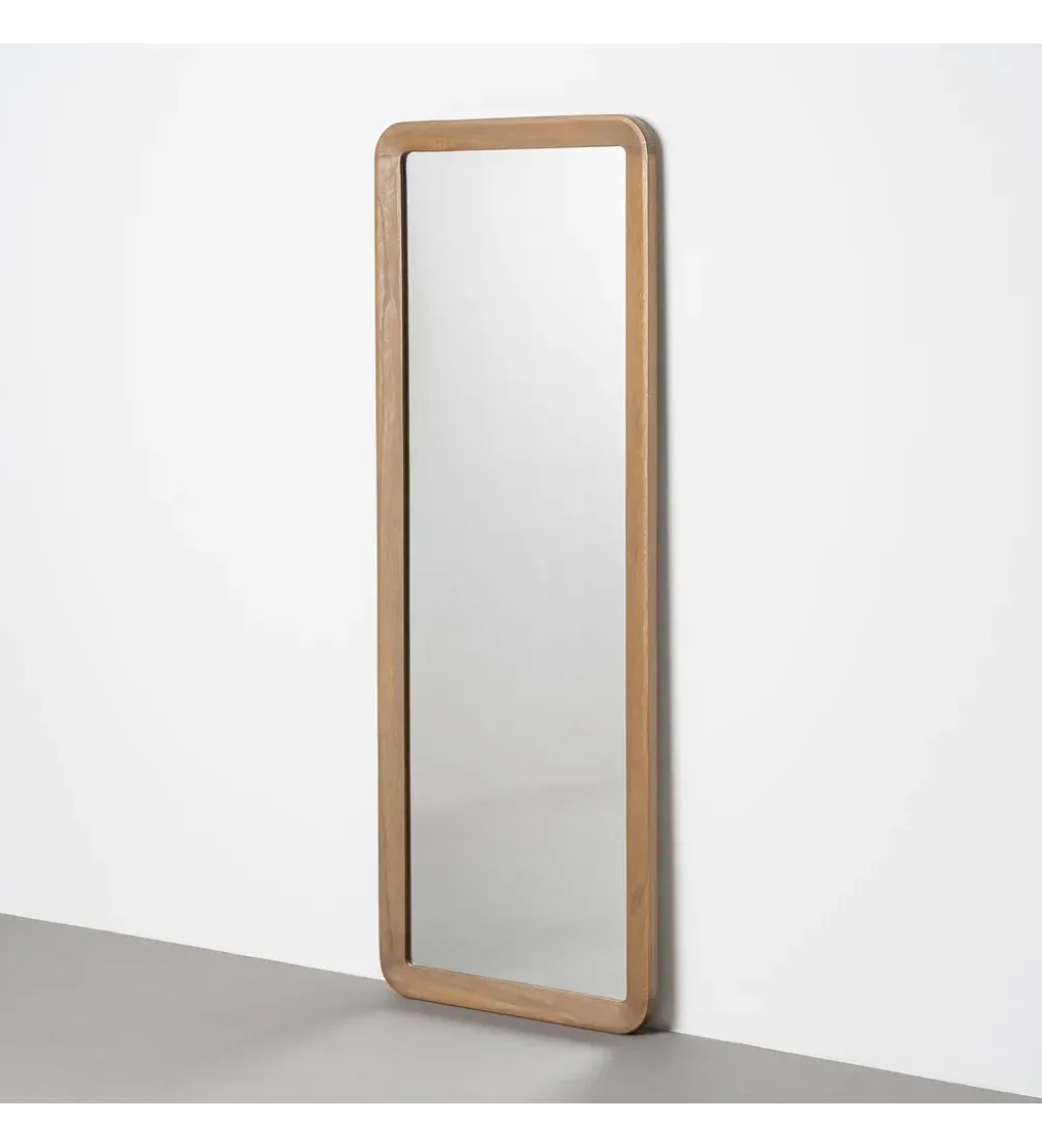 Lustro NOGALE 160 cm drewno paulowni naturalne