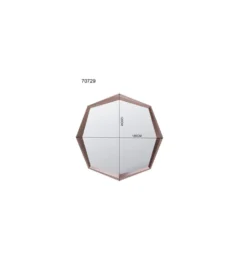 Lustro OCTAGON 120 x 120 cm kawowe