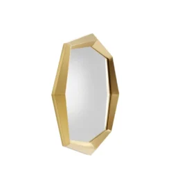 Lustro OCTAGON 80 x 80 cm złote
