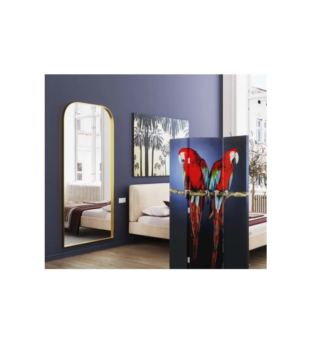 Lustro OPERA 80 x 190 cm złote