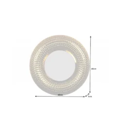 Lustro Orriental 60 cm w kolorze złotym