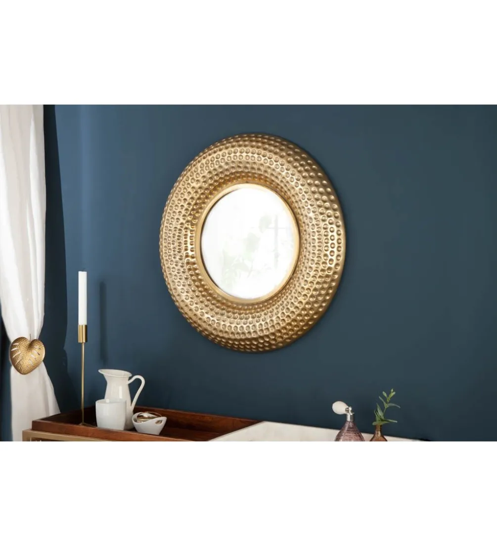Lustro Orriental 60 cm w kolorze złotym