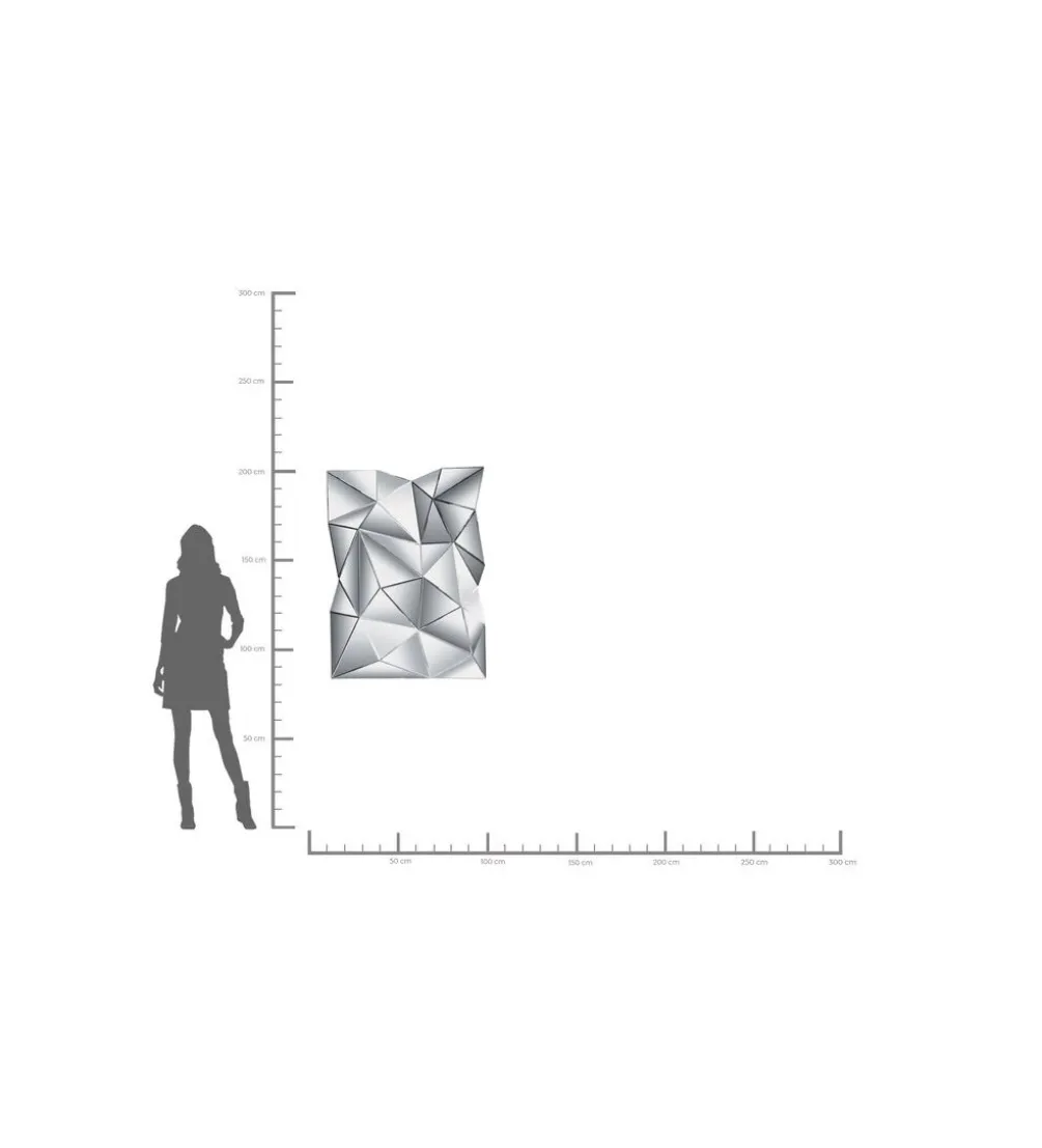 Lustro PRISMA 120 cm transparentne