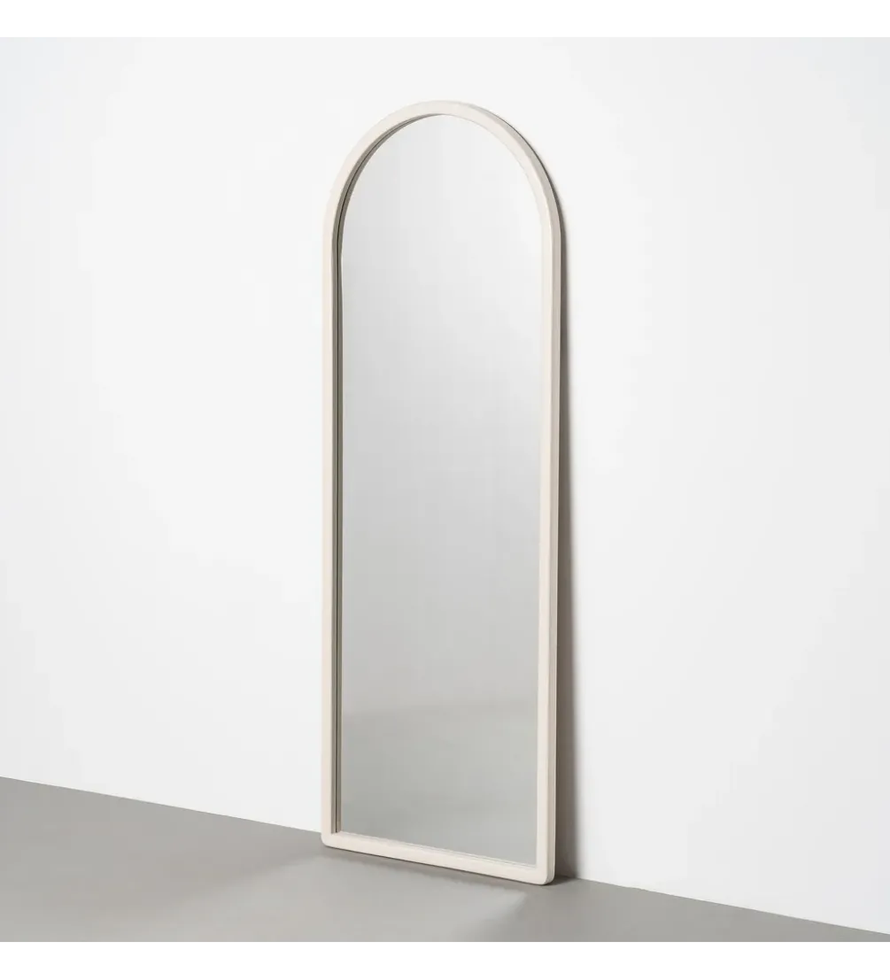 Lustro SITEMATH 160 cm drewno paulowni białe