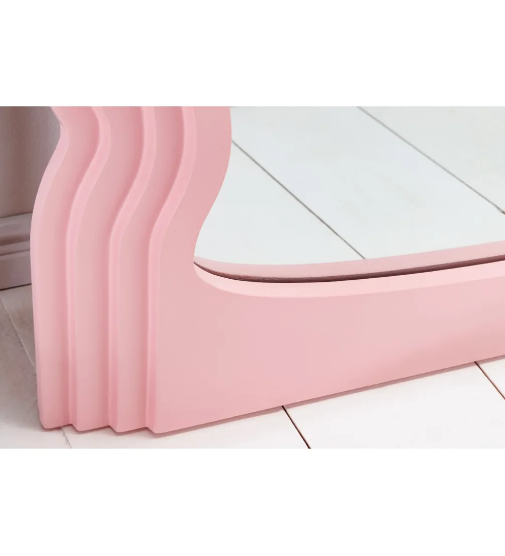 Lustro SOTOS 160 cm różowe