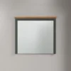 Lustro STANTON 68 cm  w optyce dębu Evoke Ciemnozielony