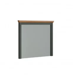 Lustro STANTON 68 cm  w optyce dębu Evoke Ciemnozielony