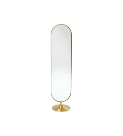 Lustro stojące Curve 170 cm złote