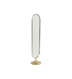 Lustro stojące Curve 170 cm złote