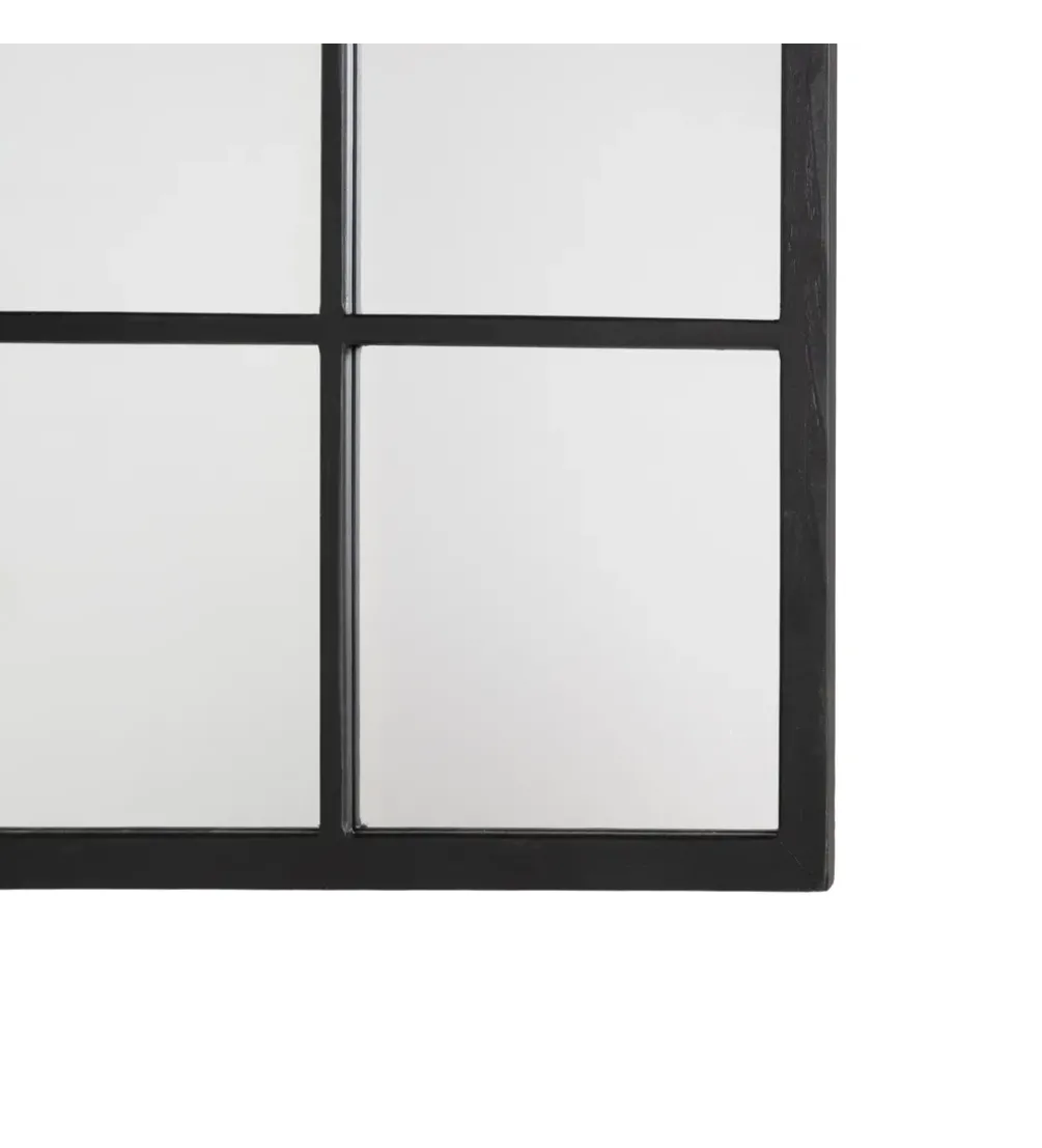 Lustro TAGE 120 cm drewno jodła czarne
