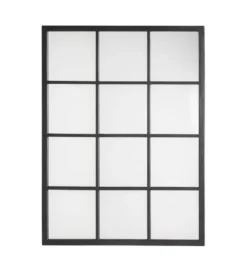 Lustro TAGE 120 cm drewno jodła czarne