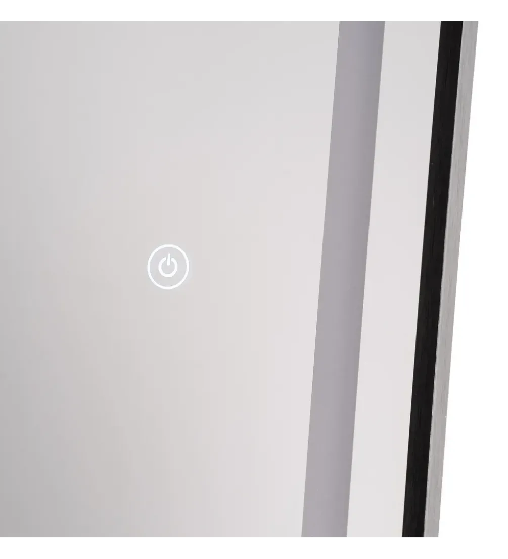 Lustro TEMPEJO 160 cm czarna rama