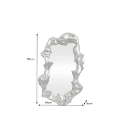 Lustro VENETIA 150 cm srebrny