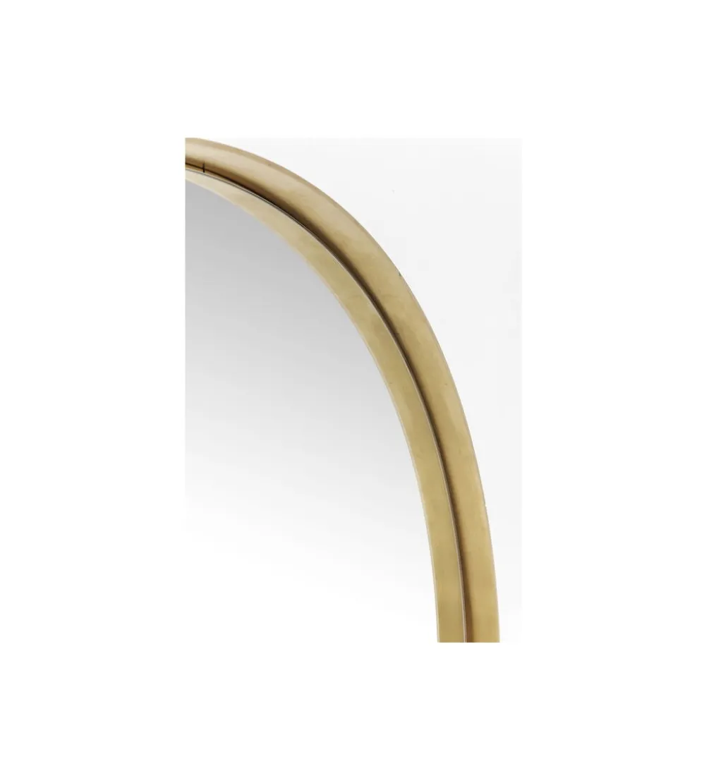 Lustro wiszące CURVE MO 100 cm złote
