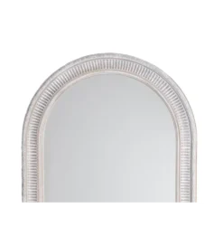 Lustro wiszące DEAY 106 cm drewno paulowni szare