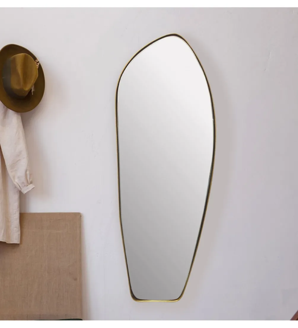 Lustro wiszące DEFORME 90 cm złote