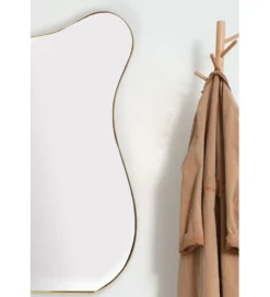 Lustro wiszące DEFORME 100 cm złote