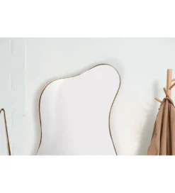 Lustro wiszące DEFORME 100 cm złote
