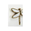 Lustro wiszące DRAGONFLY 46 x 36 cm stare złoto