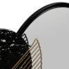 Lustro wiszące ESPEJONA 83 cm naturalne czarne