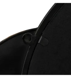 Lustro wiszące ESPEJONA 83 cm naturalne czarne