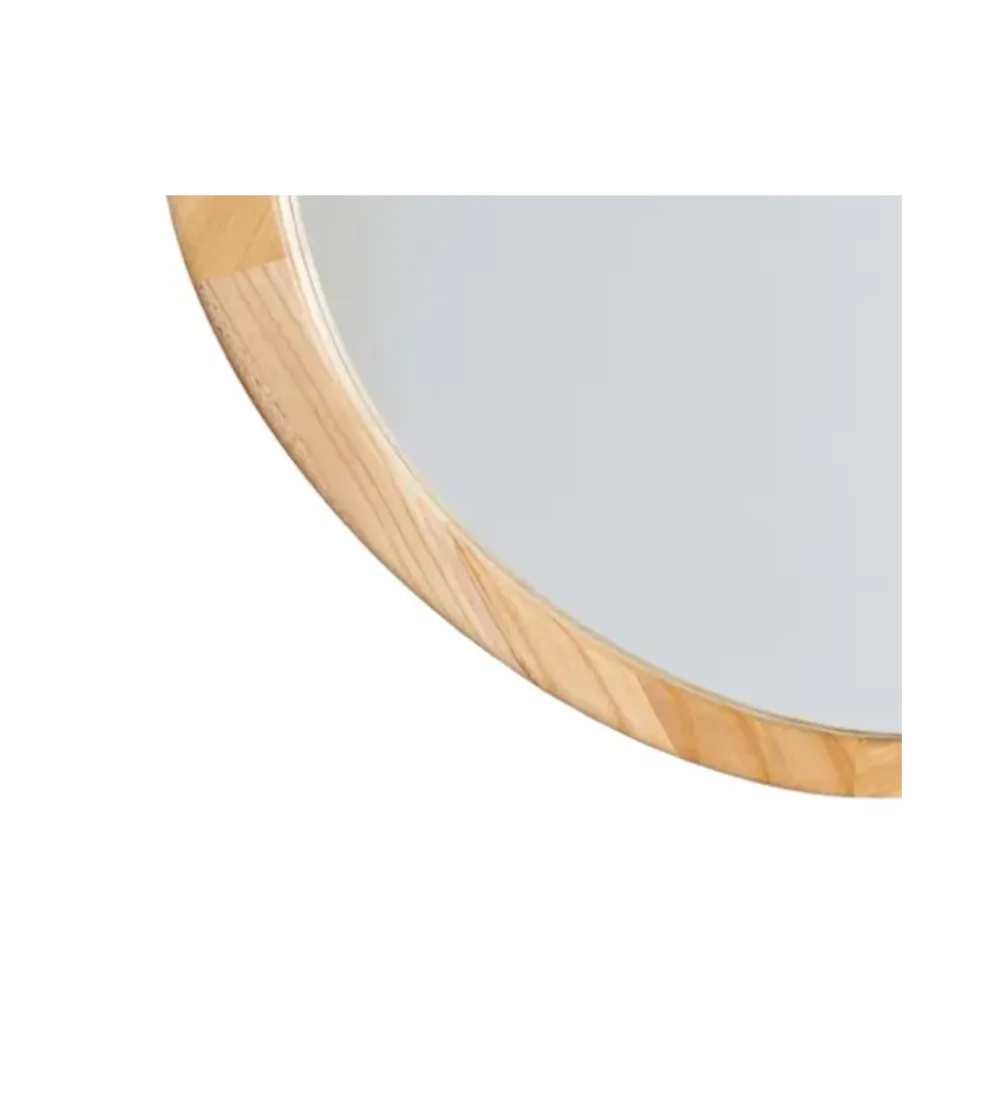 Lustro wiszące ETAPE 57 cm drewno paulowni
