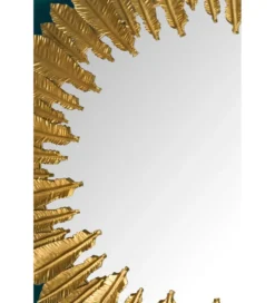 Lustro wiszące FIDER 68 cm złote