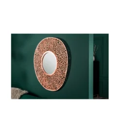 Lustro wiszące LEAF 110 cm miedziane