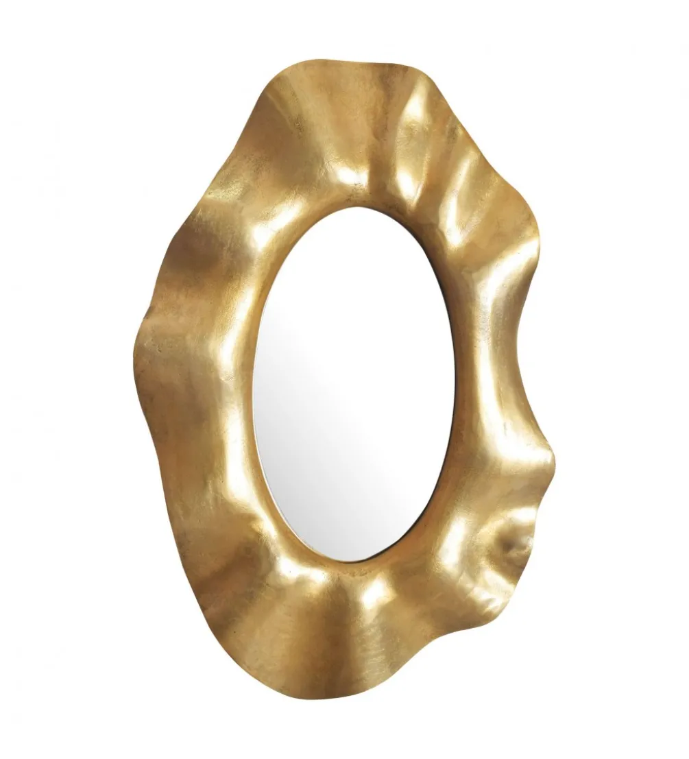 Lustro wiszące LUXI 60 cm antyczne złote
