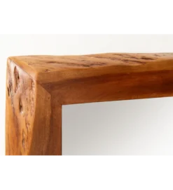 Lustro wiszące MAMMUT 100 cm drewno akacja