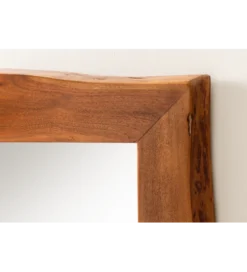 Lustro wiszące MAMMUT 100 cm drewno akacja
