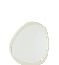 Lustro wiszące MODERNA 80 cm białe