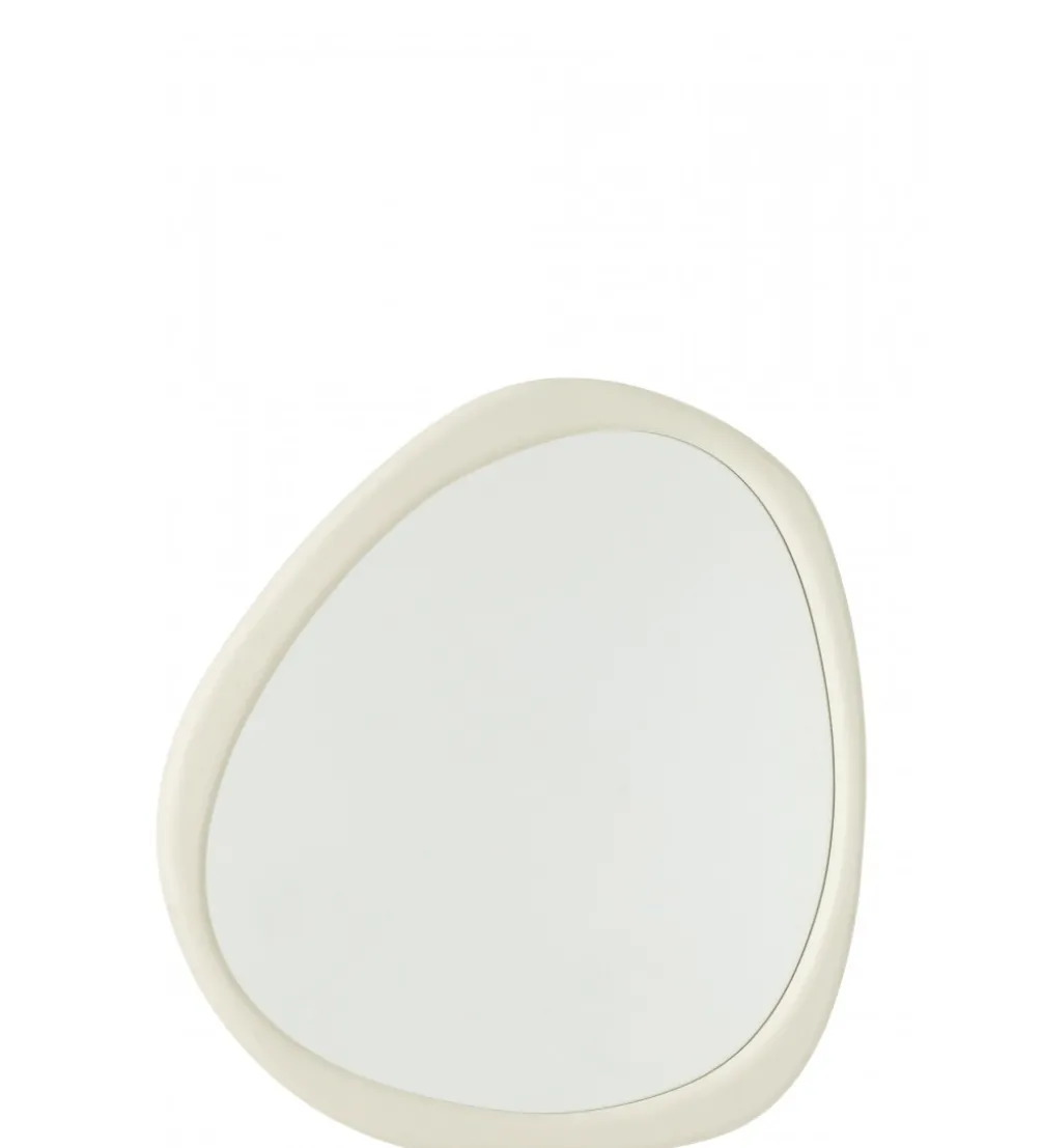 Lustro wiszące MODERNA 80 cm białe
