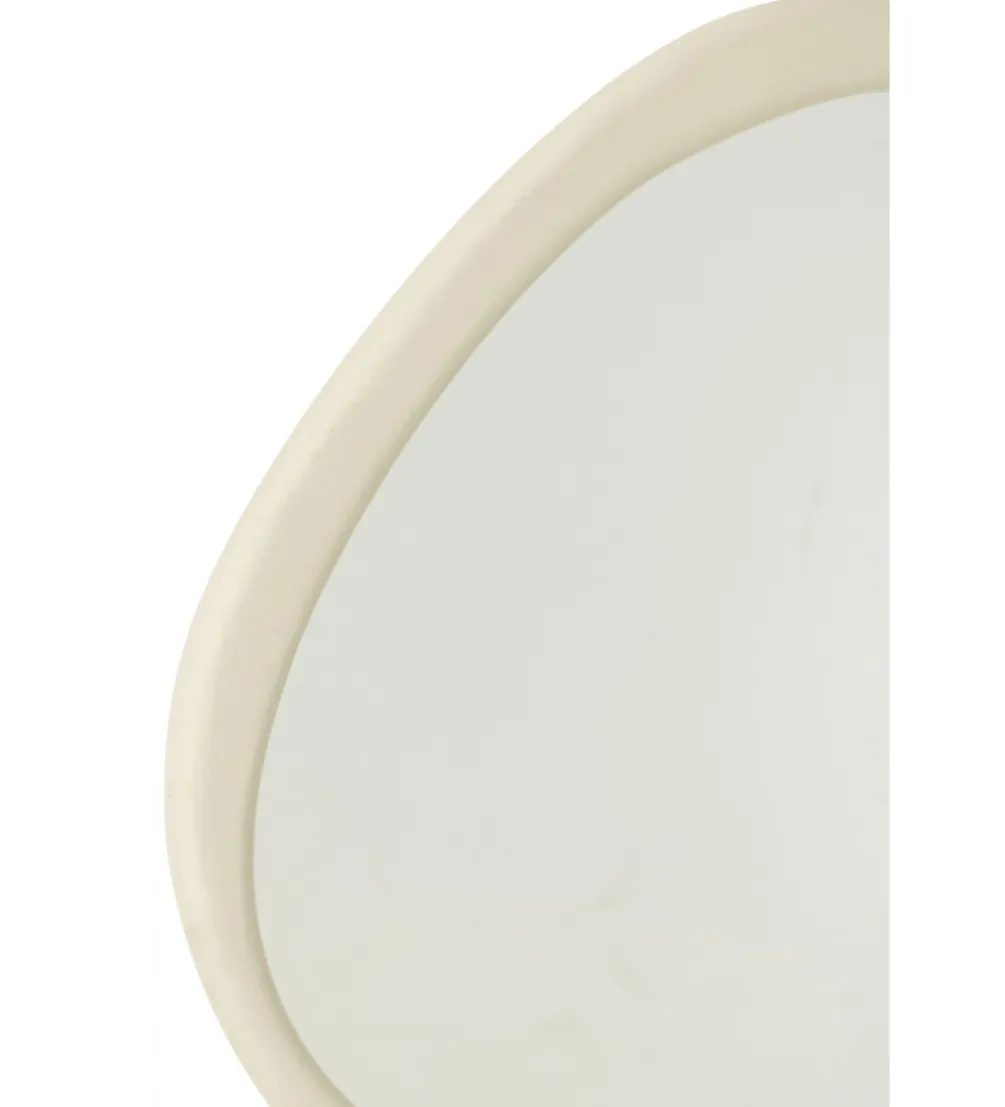 Lustro wiszące MODERNA 80 cm białe