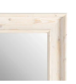 Lustro wiszące OKATA 171 cm naturalna białą rama