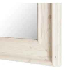 Lustro wiszące OKATA 171 cm naturalna białą rama
